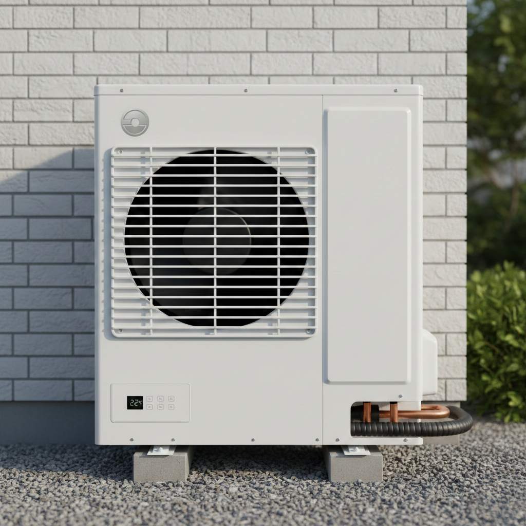 Tepelné čerpadlo zepředu – Klimaprodukt